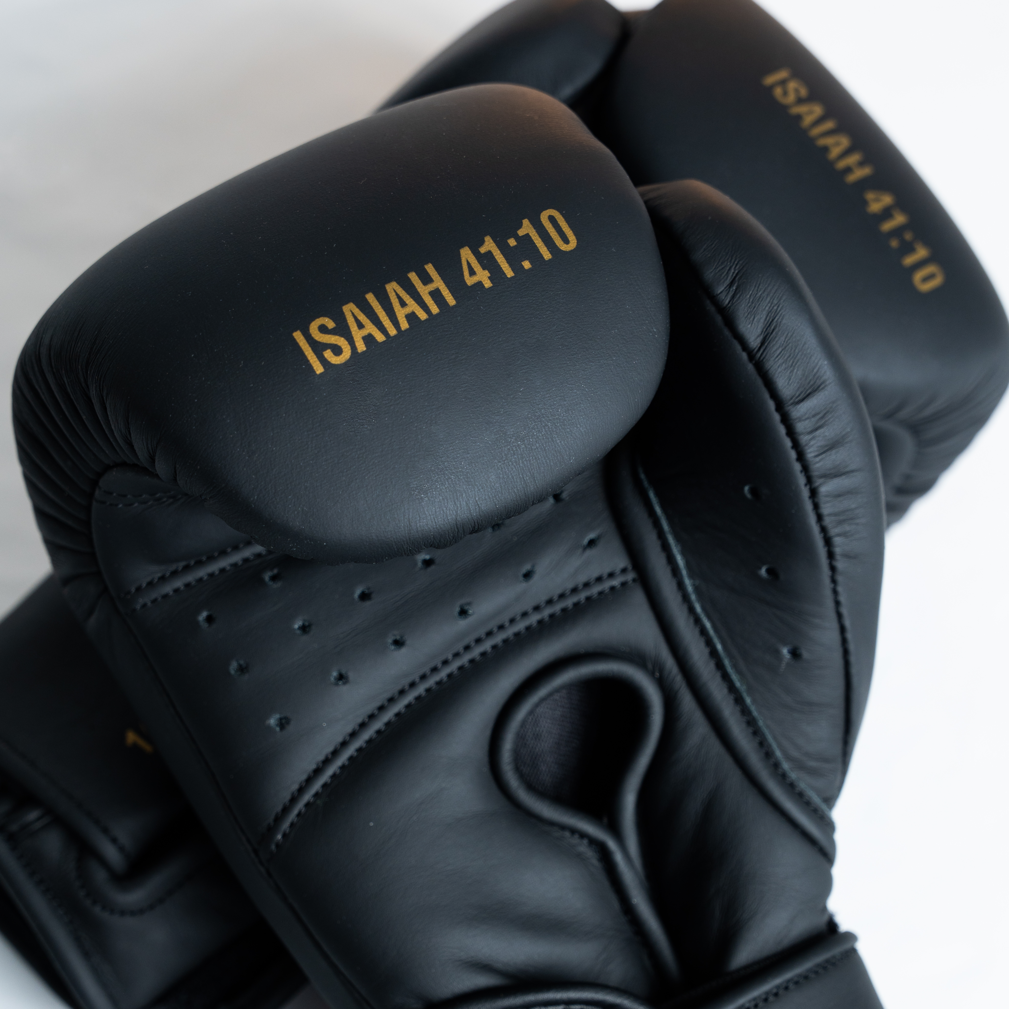 Black Disciple Pro Gloves - Scripture Detail