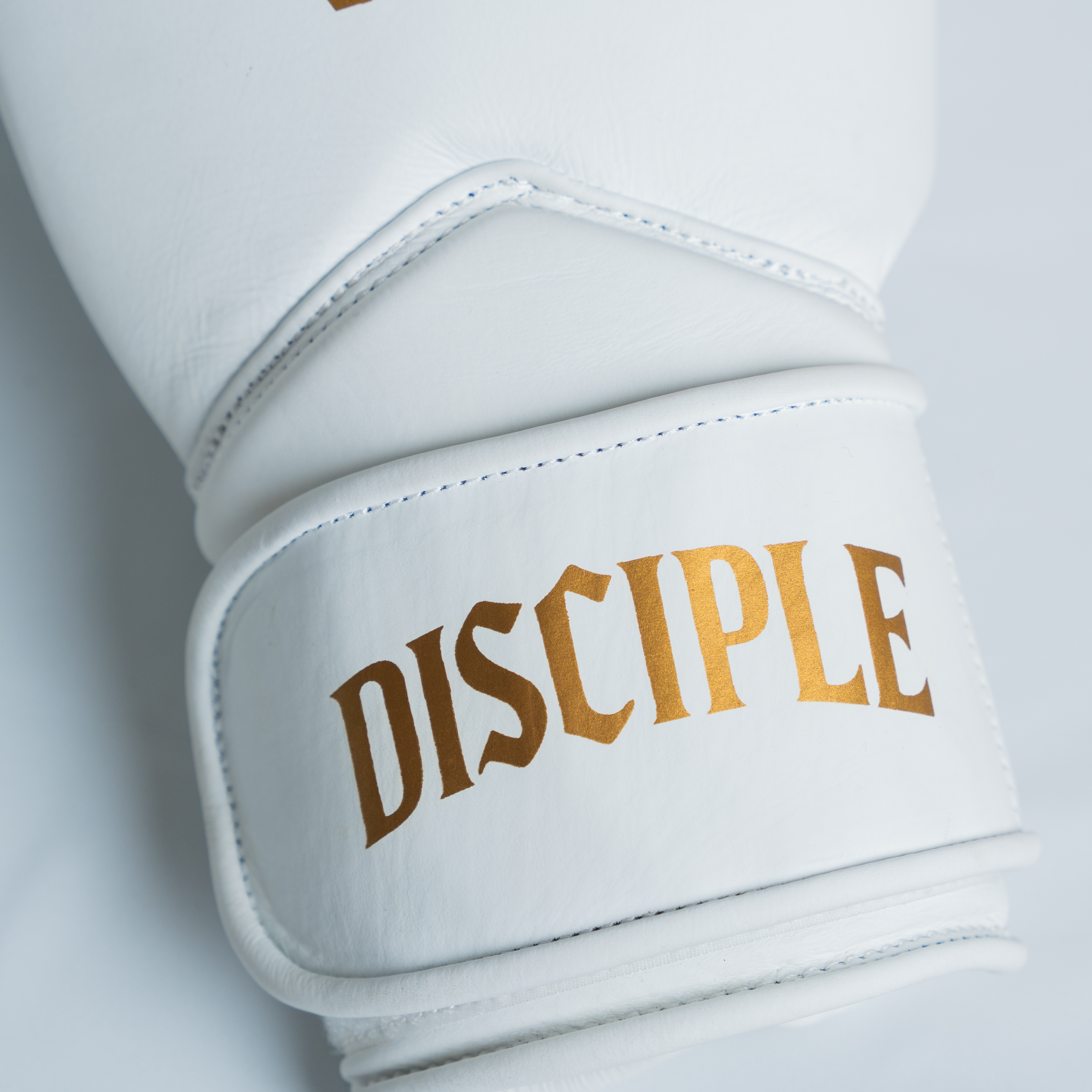 White Disciple Pro Gloves - Strap Detail